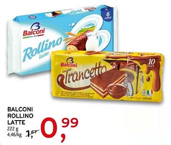Promoties Rollino latte - Balconi - Geldig van 23/01/2019 tot 05/02/2019 bij C&B