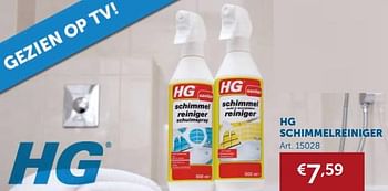 Promoties Hg schimmelreiniger - HG - Geldig van 29/01/2019 tot 04/03/2019 bij Zelfbouwmarkt