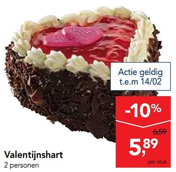 Promoties Valentijnshart - Huismerk - Makro - Geldig van 30/01/2019 tot 12/02/2019 bij Makro