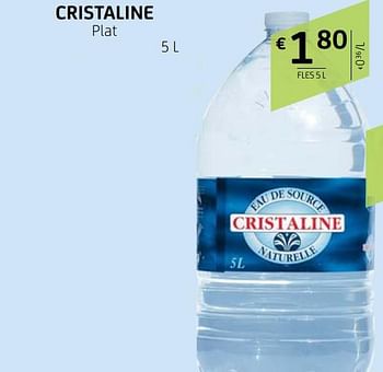 Promoties Plat - Cristaline - Geldig van 18/01/2019 tot 31/01/2019 bij BelBev