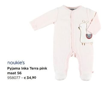 Promoties Pyjama inka terra pink - Noukie's - Geldig van 01/01/2019 tot 31/12/2019 bij Dreambaby