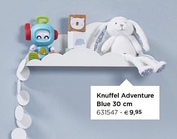 Promotions Knuffel adventure blue - Produit maison - Dreamland - Valide de 01/01/2019 à 31/12/2019 chez Dreambaby