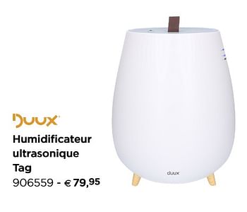 Promoties Humidificateur ultrasonique tag - Duux - Geldig van 01/01/2019 tot 31/12/2019 bij Dreambaby