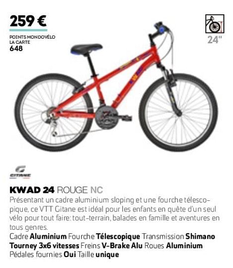 Gitane best sale kwad 24