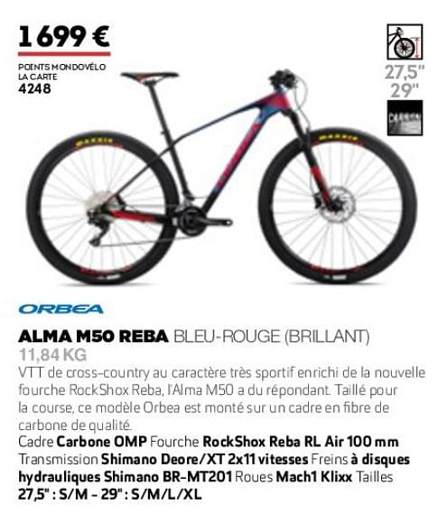 orbea alma m50 reba