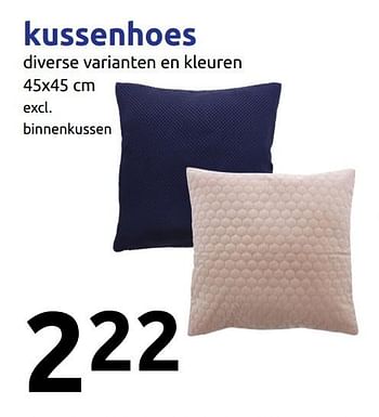 Promoties Kussenhoes - Huismerk - Action - Geldig van 30/01/2019 tot 05/02/2019 bij Action