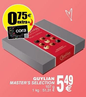 Promoties Guylian master`s selection - Guylian - Geldig van 29/01/2019 tot 14/02/2019 bij Cora