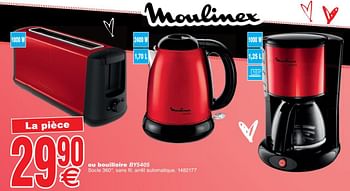 Promotions Moulinex bouilloire by5405 - Moulinex - Valide de 29/01/2019 à 14/02/2019 chez Cora