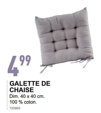 Promoties Galette de chaise - Huismerk - Trafic  - Geldig van 30/01/2019 tot 03/02/2019 bij Trafic