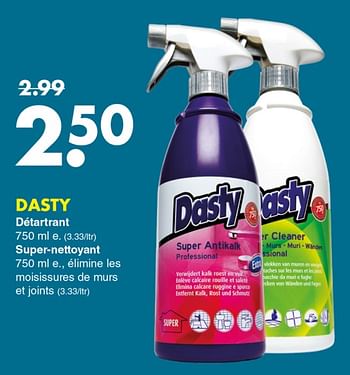 Promotions Dasty détartrant - Dasty - Valide de 28/01/2019 à 16/02/2019 chez Wibra