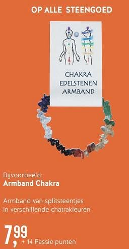 Promoties Op alle steengoed armband chakra - Huismerk - Holland & Barrett - Geldig van 28/01/2019 tot 24/02/2019 bij Holland & Barret