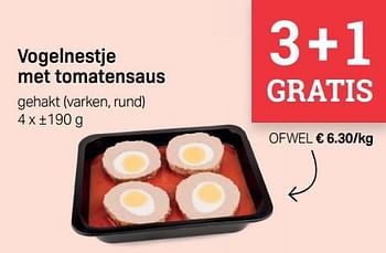 Promoties Vogelnestje met tomatensaus - Huismerk - Buurtslagers - Geldig van 15/02/2019 tot 21/02/2019 bij Buurtslagers