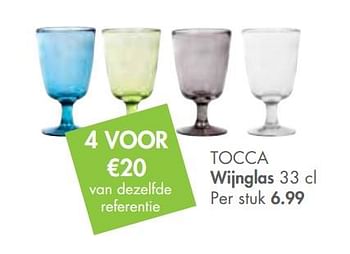 Promoties Tocca wijnglas - Huismerk - Casa - Geldig van 28/01/2019 tot 24/02/2019 bij Casa
