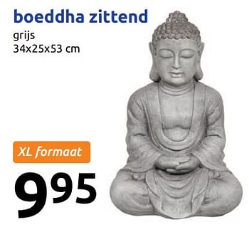 Promoties Boeddha zittend - Huismerk - Action - Geldig van 06/02/2019 tot 19/02/2019 bij Action
