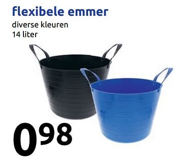 Promoties Flexibele emmer - Huismerk - Action - Geldig van 06/02/2019 tot 19/02/2019 bij Action