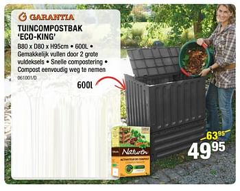 Promoties Tuincompostbak eco-king - Garantia - Geldig van 31/01/2019 tot 17/02/2019 bij HandyHome
