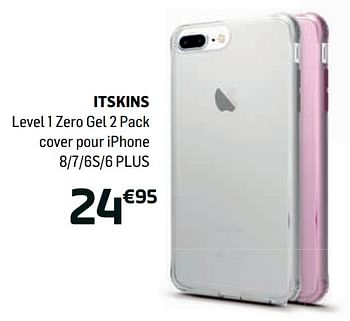 Promotions Itskins level 1 zero gel 2 pack cover pour iphone 8-7-6s-6 plus - ITSkins - Valide de 31/01/2019 à 18/03/2019 chez Base
