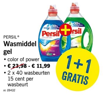 Promotions Wasmiddel gel - Persil - Valide de 11/02/2019 à 16/02/2019 chez Lidl