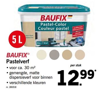 Promoties Pastelverf - Baufix - Geldig van 11/02/2019 tot 16/02/2019 bij Lidl