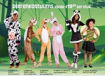 Promoties Koe kostuum - Huismerk - Fun - Geldig van 23/01/2019 tot 05/03/2019 bij Fun