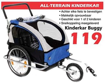 Promoties Kinderkar buggy - Huismerk - Itek - Geldig van 28/01/2019 tot 17/02/2019 bij Itek