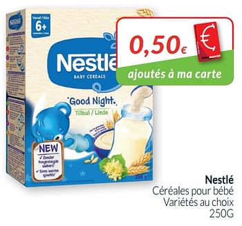 Promotion Intermarche Nestle Cereales Pour Bebe Nestle Alimentation Valide Jusqua 4 Promobutler