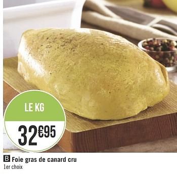 Promotions Foie gras de canard cru - Produit Maison - Géant Casino - Valide de 05/02/2019 à 17/02/2019 chez Géant Casino