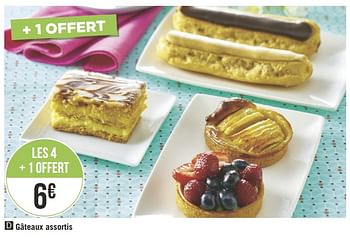 Promotion Geant Casino Gateaux Assortis Produit Maison Geant Casino Alimentation Valide Jusqua 4 Promobutler