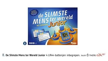 Promoties De slimste mens ter wereld junior - Just Games - Geldig van 07/02/2019 tot 09/03/2019 bij Dreamland