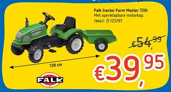 Promoties Falk tractor farm master 720i - Falk - Geldig van 07/02/2019 tot 09/03/2019 bij Dreamland