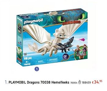 Promoties Playmobil dragons 70038 hemelfeeks - Playmobil - Geldig van 07/02/2019 tot 09/03/2019 bij Dreamland