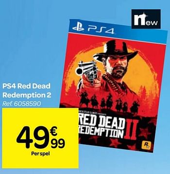 Promoties Ps4 red dead redemption 2 - Rockstar Games - Geldig van 06/02/2019 tot 18/02/2019 bij Carrefour