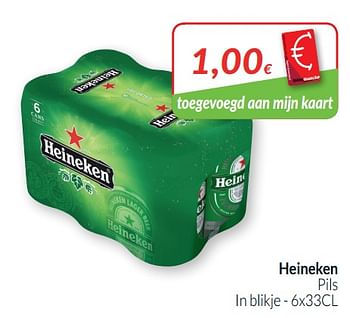 Promoties Heineken pils - Heineken - Geldig van 01/02/2019 tot 28/02/2019 bij Intermarche