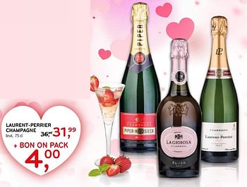 Promoties Laurent-perrier champagne - Laurent-Perrier - Geldig van 06/02/2019 tot 19/02/2019 bij C&B