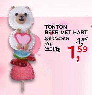 Promoties Tonton beer met hart - Huismerk - C&B - Geldig van 06/02/2019 tot 19/02/2019 bij C&B