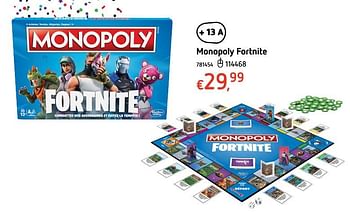 Promotions Monopoly fortnite - Mattel - Valide de 07/02/2019 à 09/03/2019 chez Dreamland