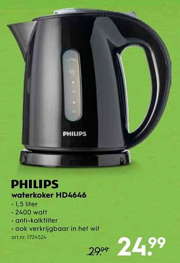 desinfecteren item nieuws Philips Philips waterkoker hd4646-20 - Promotie bij Blokker