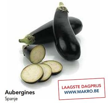 Promoties Aubergines - Huismerk - Makro - Geldig van 13/02/2019 tot 26/02/2019 bij Makro