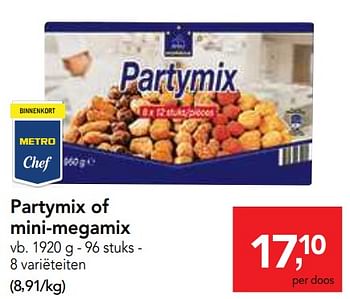 Promoties Partymix of mini-megamix - Huismerk - Makro - Geldig van 13/02/2019 tot 26/02/2019 bij Makro