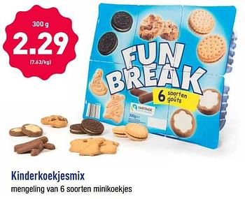 Promoties Kinderkoekjesmix - Huismerk - Aldi - Geldig van 11/02/2019 tot 16/02/2019 bij Aldi