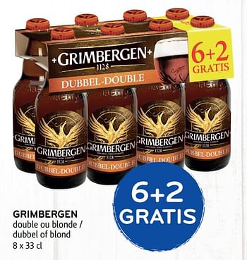 Promotions Grimbergen double ou blonde - Grimbergen - Valide de 13/02/2019 à 26/02/2019 chez Alvo
