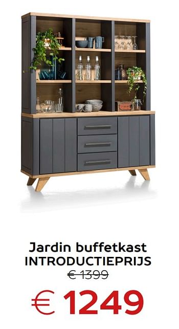 Promoties Jardin buffetkast introductieprijs - Huismerk - Henders & Hazel - Geldig van 08/02/2019 tot 22/03/2019 bij Henders & Hazel