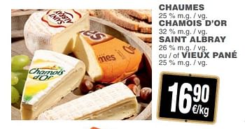 Promoties Chaumes chamois d`or saint albray ou - of vieux pané - Huismerk - Cora - Geldig van 12/02/2019 tot 18/02/2019 bij Cora