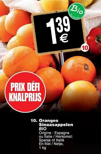 Promoties Oranges sinaasappelen bio - Huismerk - Cora - Geldig van 12/02/2019 tot 18/02/2019 bij Cora