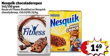 Promoties Nesquik chocoladerepen - Nestlé - Geldig van 12/02/2019 tot 24/02/2019 bij Kruidvat