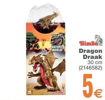 Promoties Dragon draak - Simba - Geldig van 12/02/2019 tot 25/02/2019 bij Cora