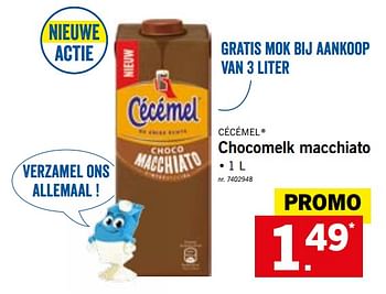 Promoties Chocomelk macchiato - Cecemel - Geldig van 18/02/2019 tot 23/02/2019 bij Lidl