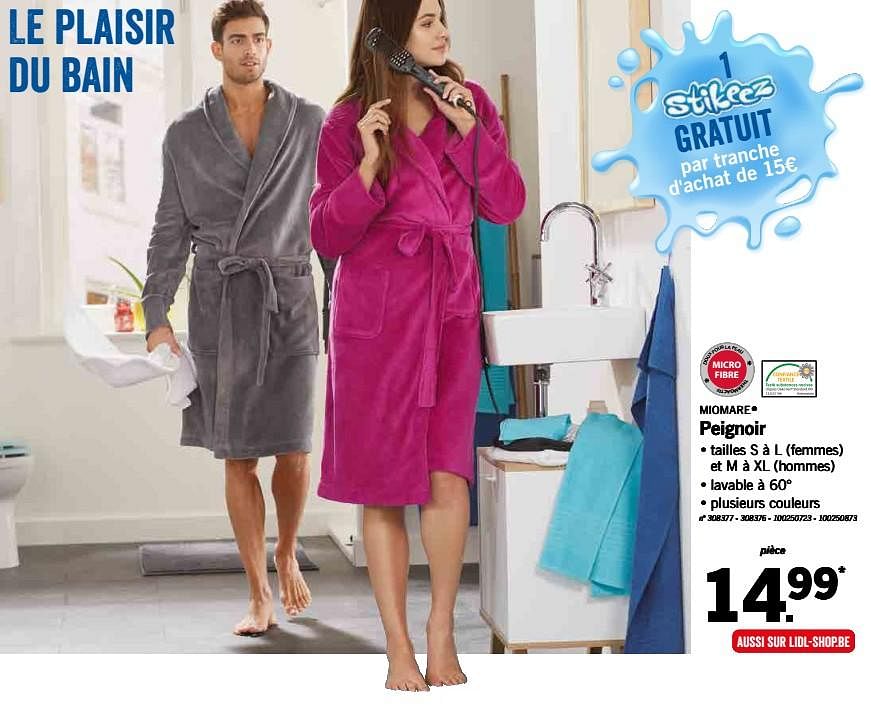 Peignoir lidl online