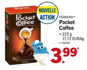 Promotions Pocket coffee - Ferrero - Valide de 18/02/2019 à 23/02/2019 chez Lidl