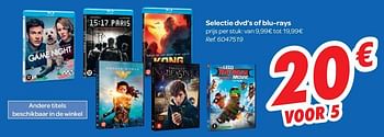 Promoties Selectie dvd`s of blu-rays - Huismerk - Carrefour  - Geldig van 13/02/2019 tot 25/02/2019 bij Carrefour